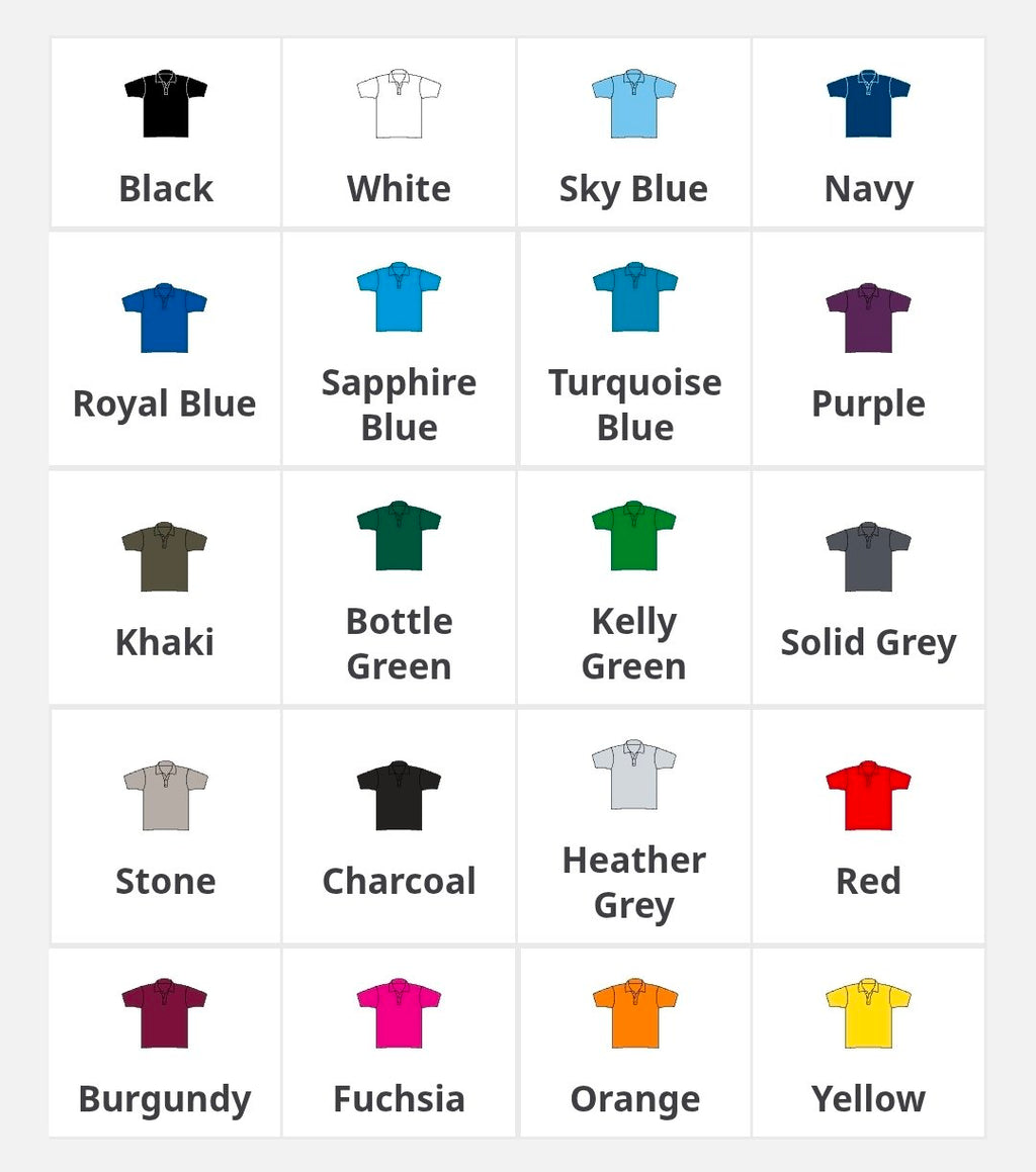 Custom Embroidered Personalised Polo Shirt